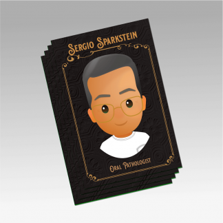 Trading Card Victorian Black